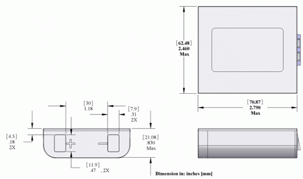 PB-1301  Battery Drawing